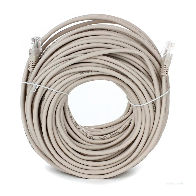 

Патч-корд Aopen RJ45 - RJ45 вилка-вилка 30м (ANP511_50M) серый