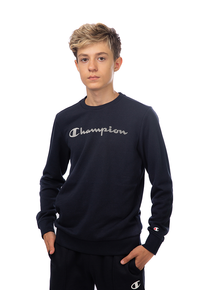 

Толстовка детская Champion Crewneck Sweatshirt, синий, 170, Crewneck Sweatshirt