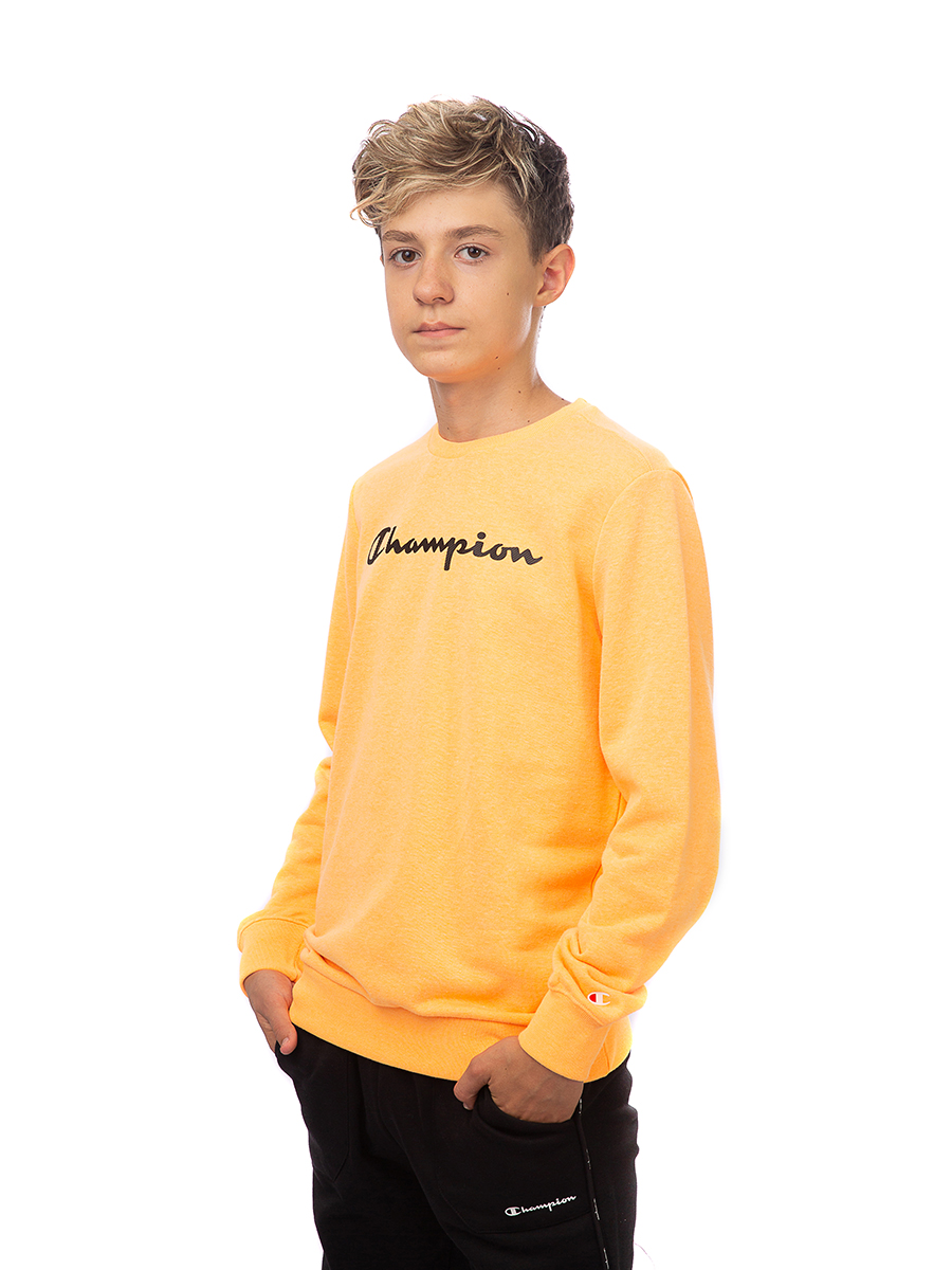 Толстовка детская Champion Crewneck Sweatshirt оранжевый 164 2871₽