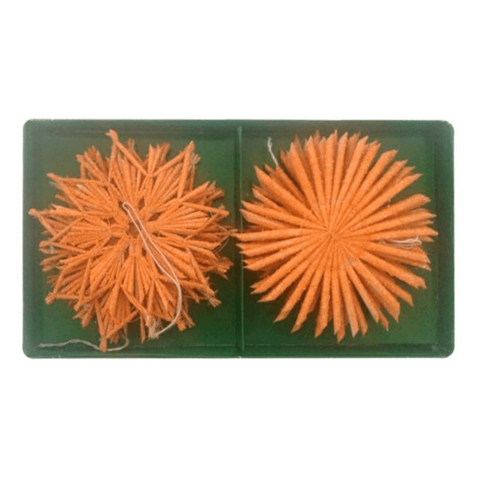 фото Набор елочных игрушек феникс present оранжевые звезды 10 см оранжевый 6 шт.