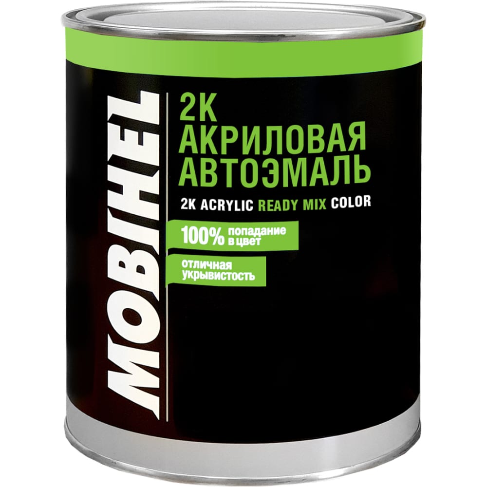 

MOBIHEL 2К акриловая автоэмаль 299 такси желтая (0,75 л) 41946402, Желтый