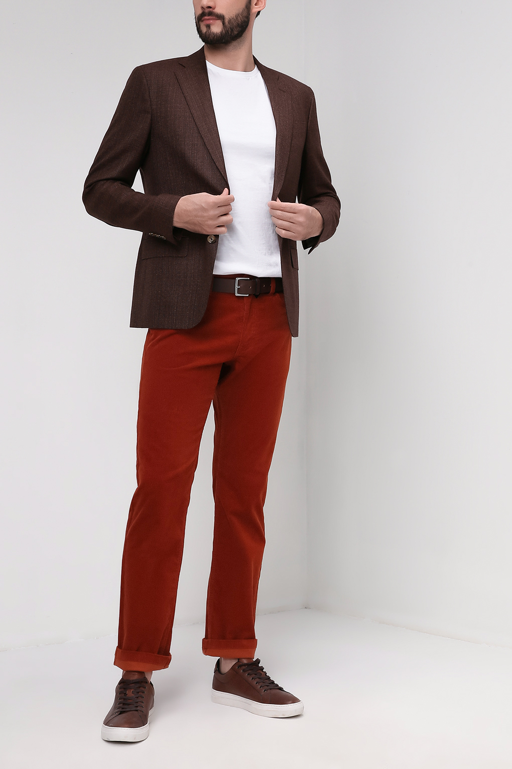 фото Брюки мужские cap horn 2109 spencer оранжевые 34/34