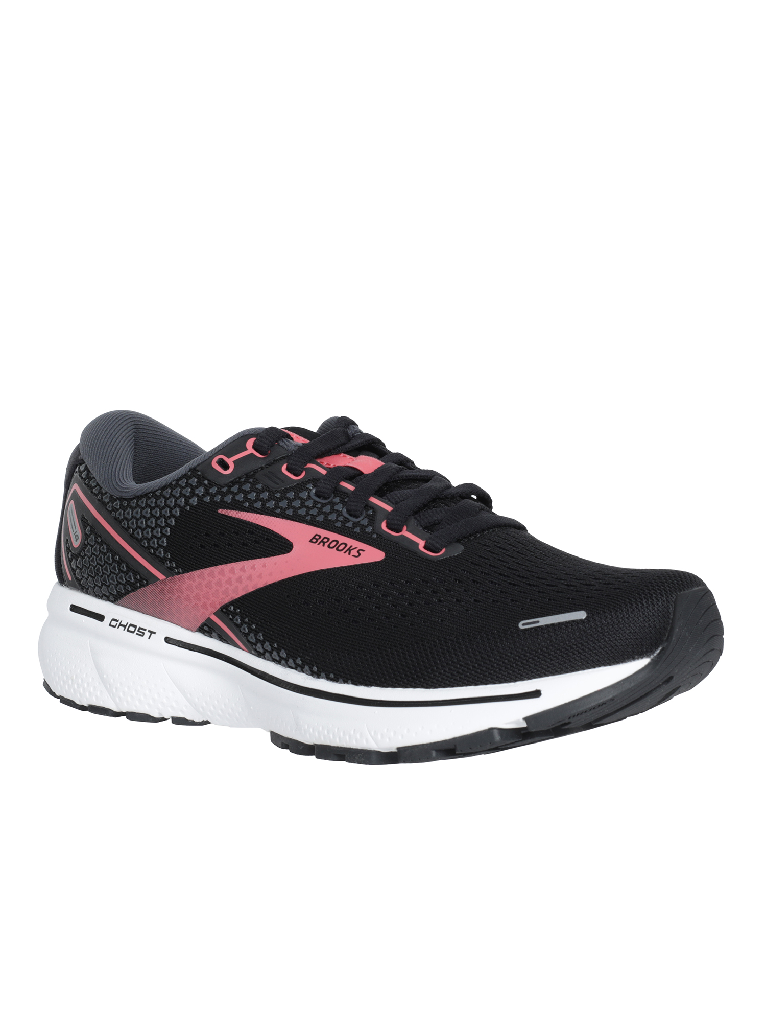 фото Кроссовки женские brooks ghost 14 черные 6 us