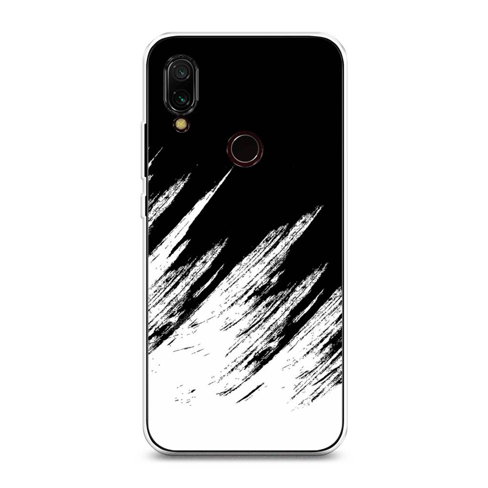 

Чехол Awog на Xiaomi Redmi 7 "Черно белые брызги", Разноцветный, 35050-3