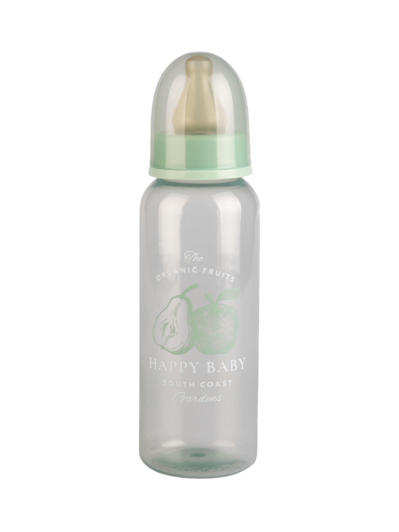 Бутылочка Happy Baby Bottle, с латексной соской цвет: olive, 250 мл