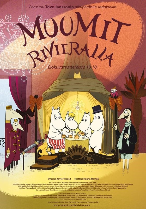 

Постер к мультфильму "Муми-тролли на Ривьере" (Muumit Rivieralla) A4