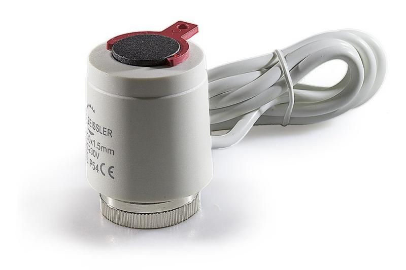 

Сервопривод для теплого пола M30x1.5. нормально закрытый 230v TIM M335NC, Сервопривод нормально закрытый
