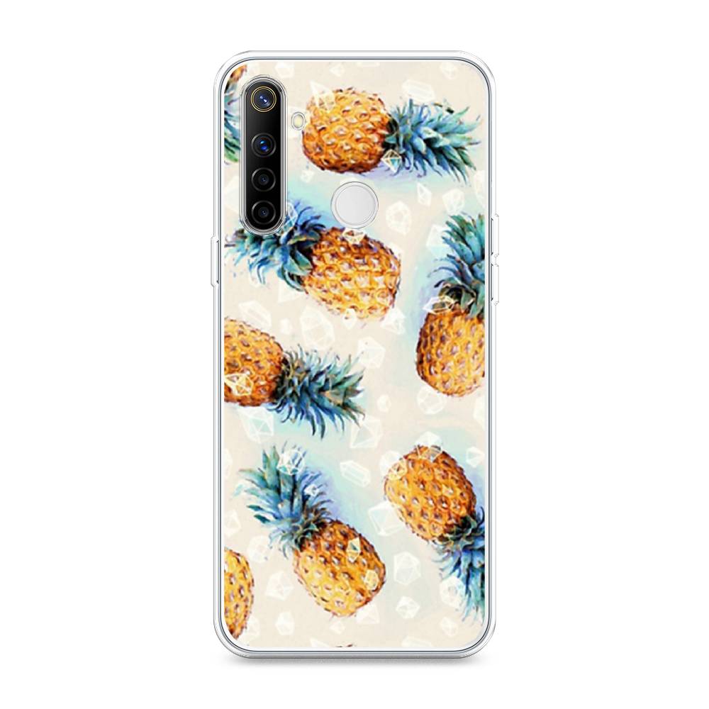 

Чехол Awog на Realme 6i "Ананасы", Разноцветный, 252950-3