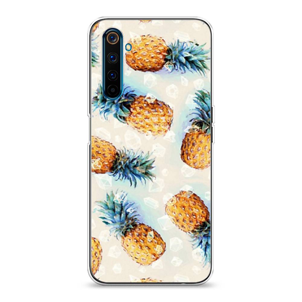 

Чехол Awog на Realme 6 Pro "Ананасы", Разноцветный, 252850-3