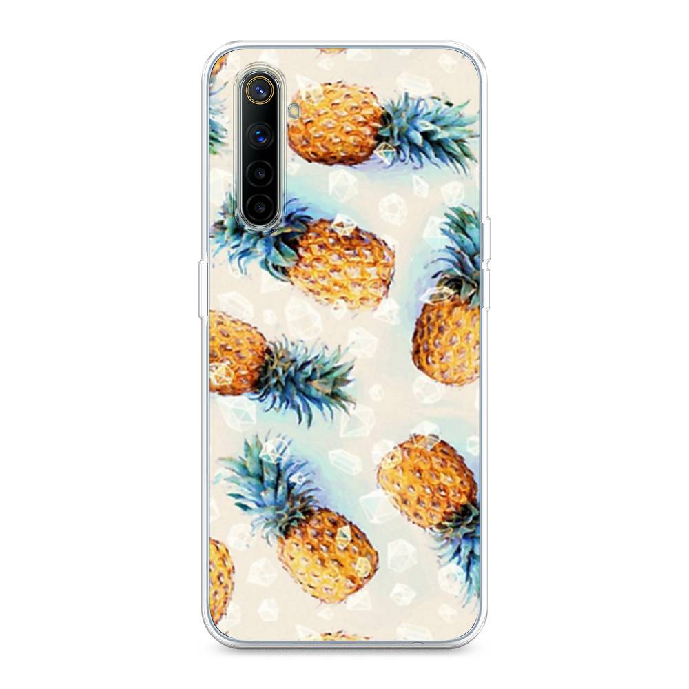 

Чехол Awog на Realme 6 "Ананасы", Разноцветный, 252750-3