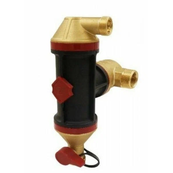 

Сепаратор воздуха и шлама в системе отопления Clean Smart 1''НР 3/4"ВР ZEISSLER S-AD-0204, S-AD-0204