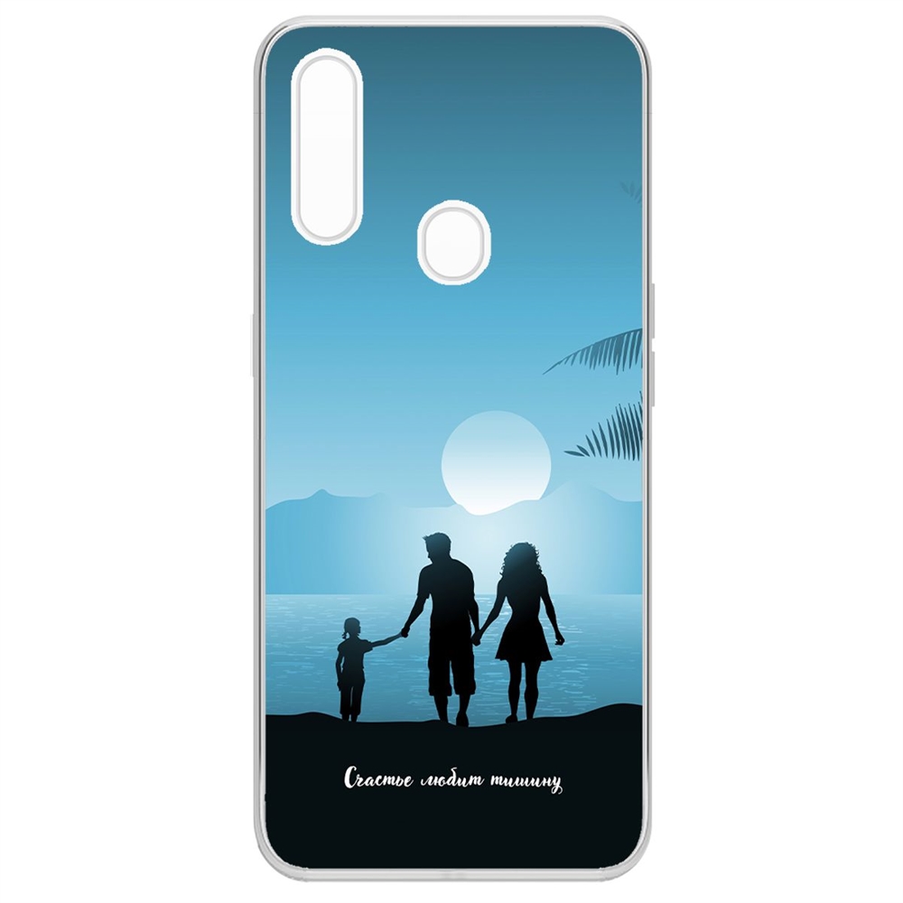 

Чехол-накладка Krutoff Clear Case Счастье любит тишину для Oppo A31