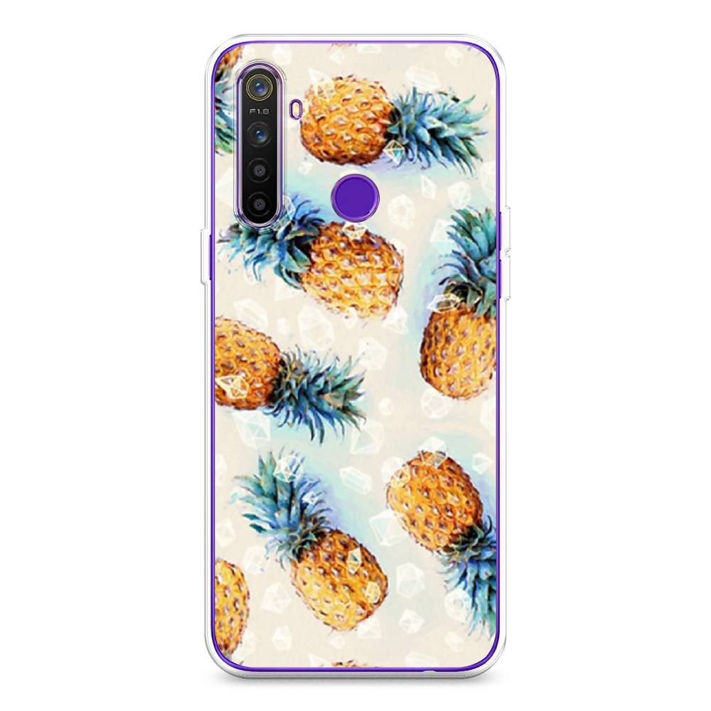

Чехол Awog на Realme 5 "Ананасы", Разноцветный, 251550-3