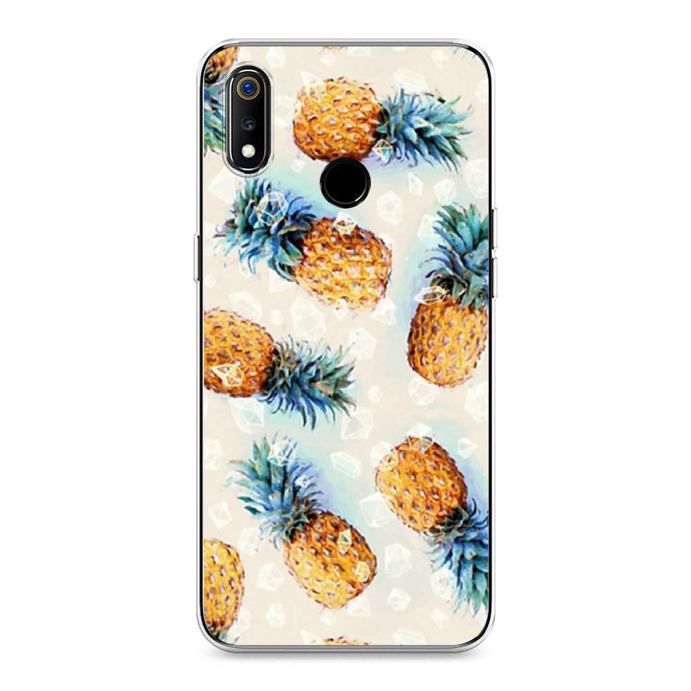 

Чехол Awog на Realme 3 "Ананасы", Разноцветный, 251050-3