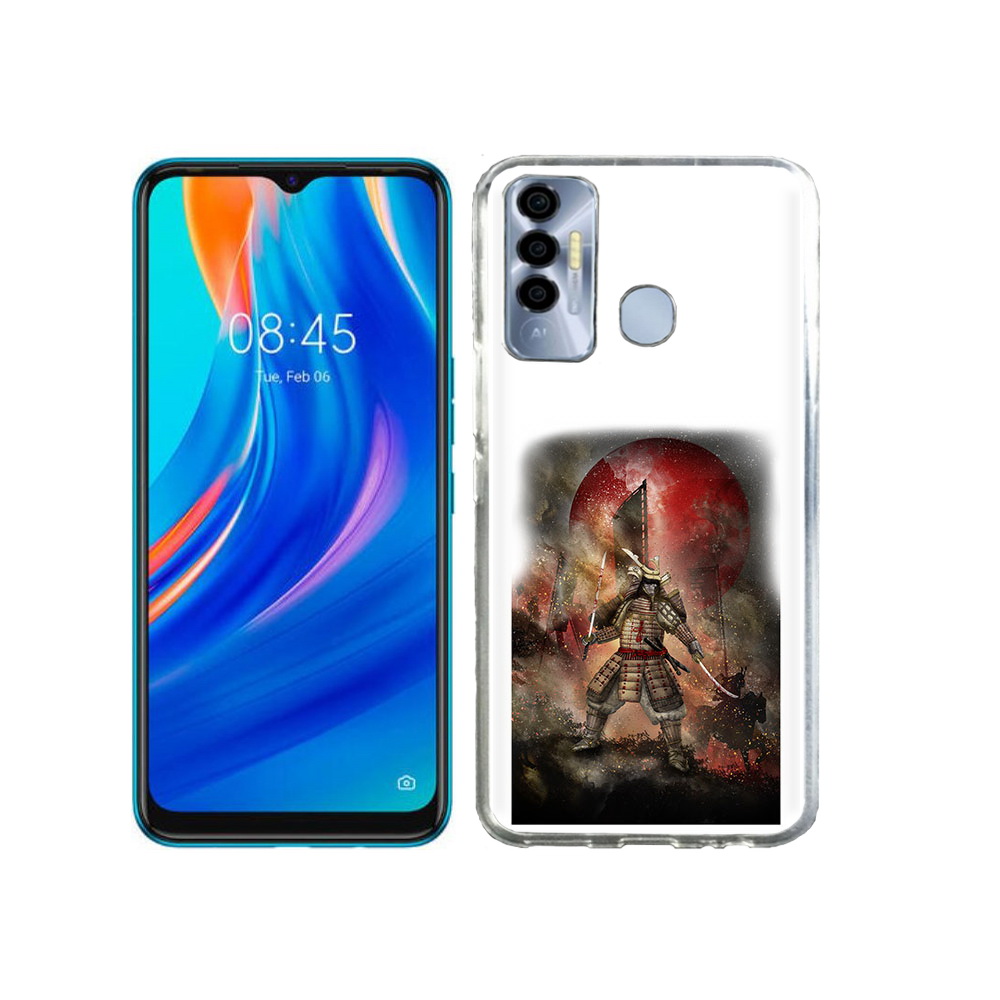 

Чехол MyPads Tocco для Tecno Spark 7P китайскийвоин, Прозрачный, Tocco
