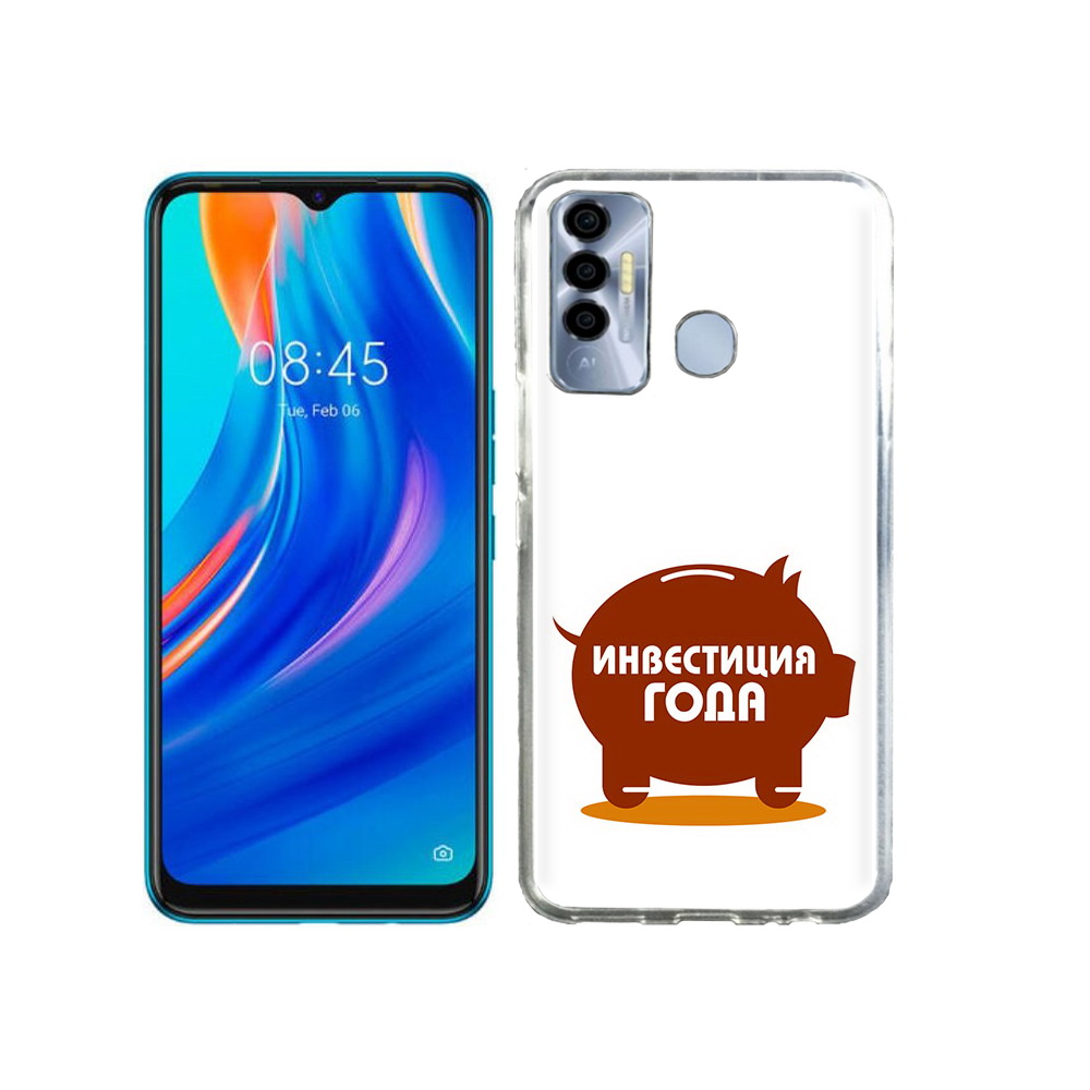 

Чехол MyPads Tocco для Tecno Spark 7P инвестиция, Прозрачный, Tocco