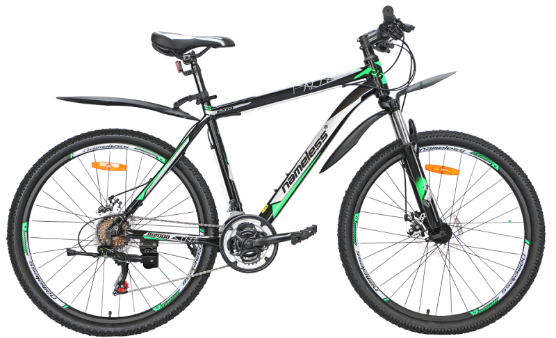 фото Велосипед 26 nameless j6200d (disk) (21-ск.) (alu рама) черный/серый (рама 19)