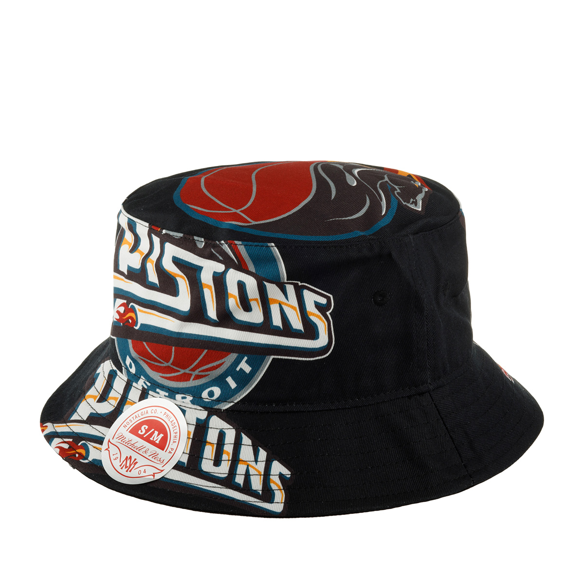 Панама унисекс Mitchell & Ness BUCKSH21322-DPIBLCK Detroit Pistons NBA черная, р.59