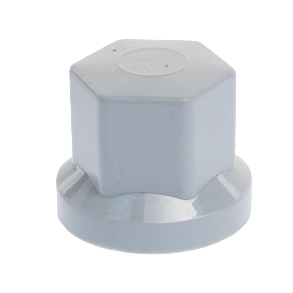 Колпачок гайки крепления колеса 32х32 пластмассовый (серый) ТТ ТТ-КО-10