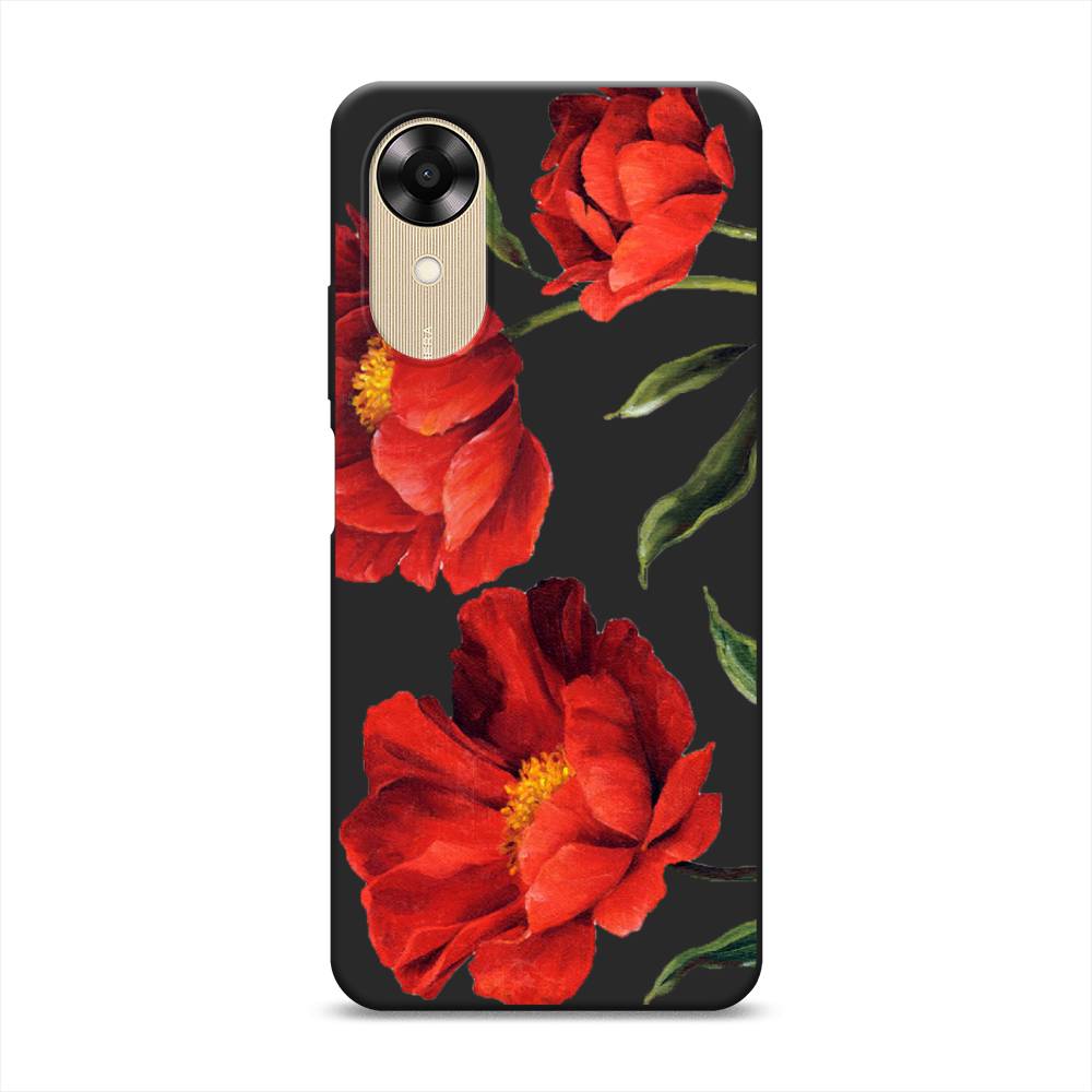 

Чехол Awog на Oppo A17K "Красные маки", Красный, 2512852-1