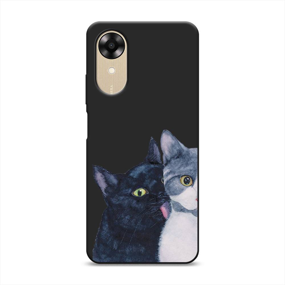 

Чехол Awog на Oppo A17K "Кошачья любовь", Синий, 2512852-1