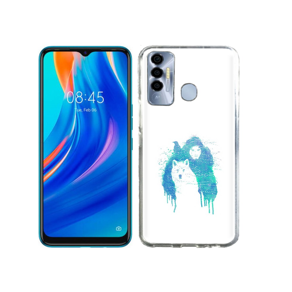 

Чехол MyPads Tocco для Tecno Spark 7P джон сноу, Прозрачный, Tocco