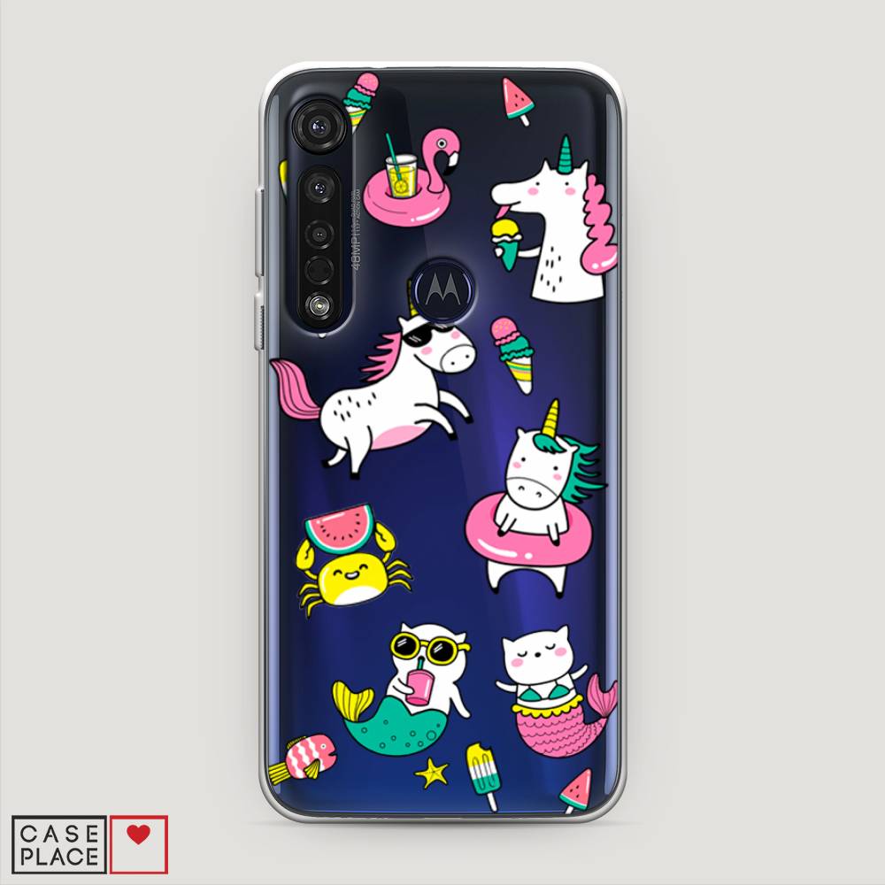 

Чехол Awog на Motorola Moto G8 Plus "На отдыхе", Разноцветный, 241450-2