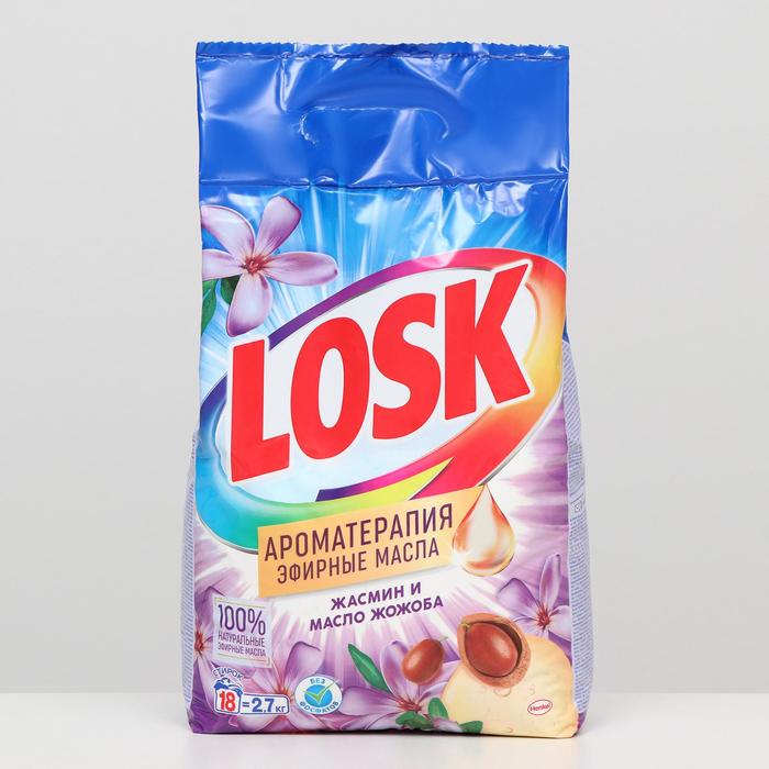 

Порошок стиральный LOSK Арома "Жасмин и масло Жожоба", 2.7 кг