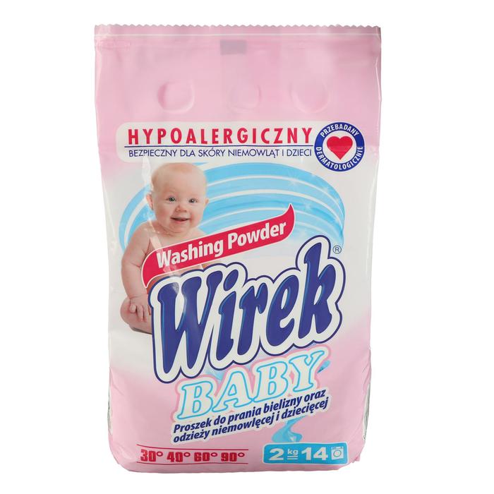 

Стиральный порошок Wirek Baby, универсальный, для детей, 2 кг