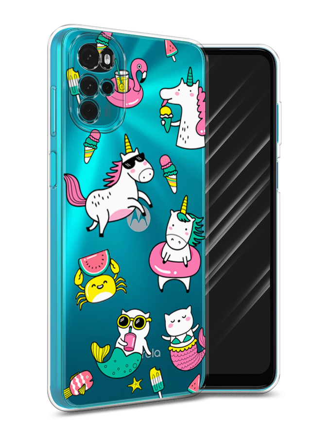 

Чехол Awog на Motorola Moto G22 "На отдыхе", Разноцветный, 243150-2