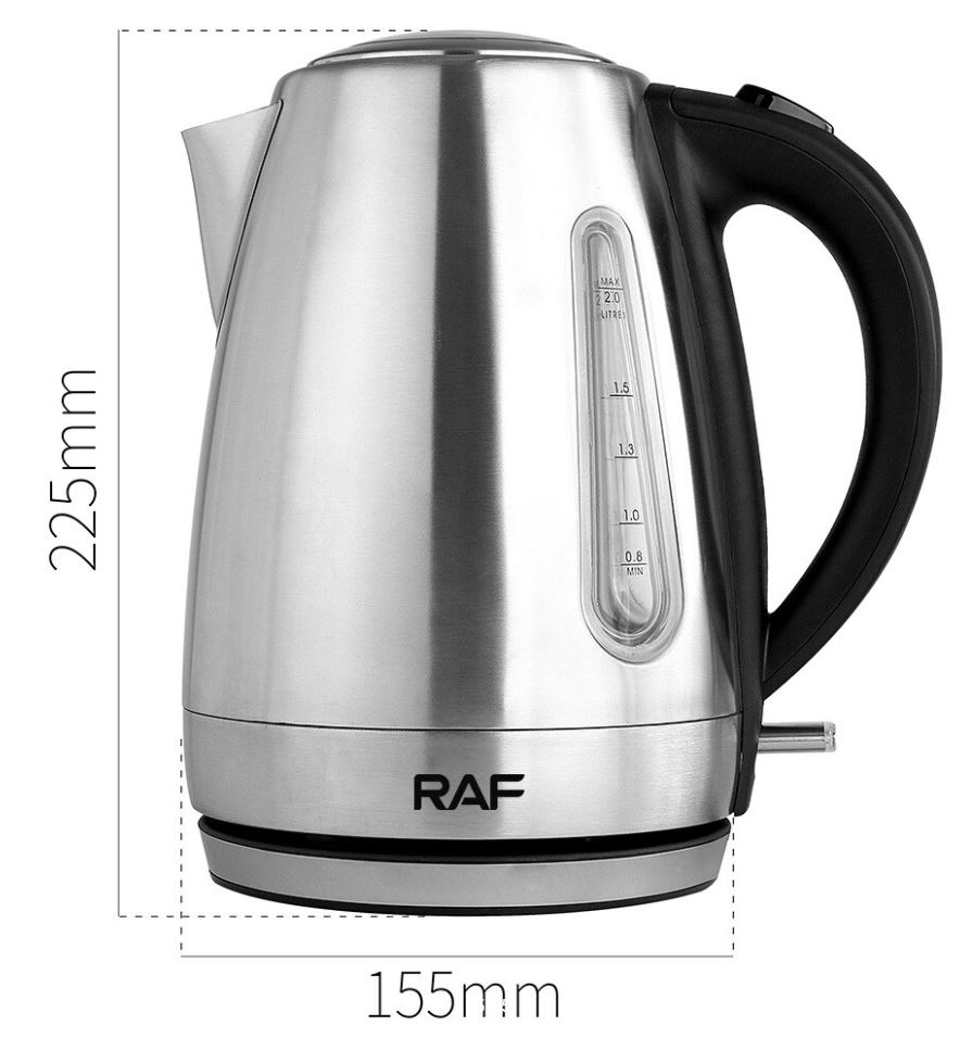 Чайник электрический Raf R.7821 1.7 л серебристый чайник металлический bekker bk s641 3 л