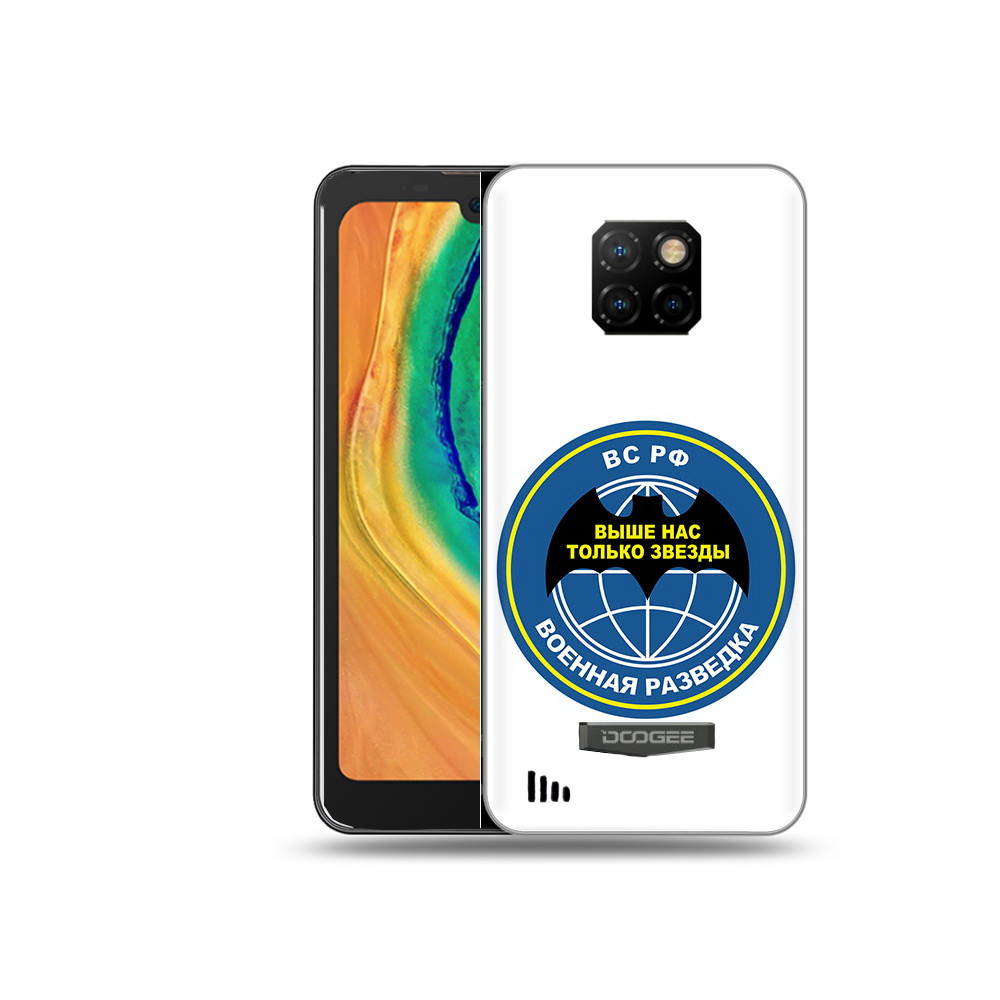 

Чехол MyPads Tocco для Doogee S88 Plus разведка, Прозрачный, Tocco