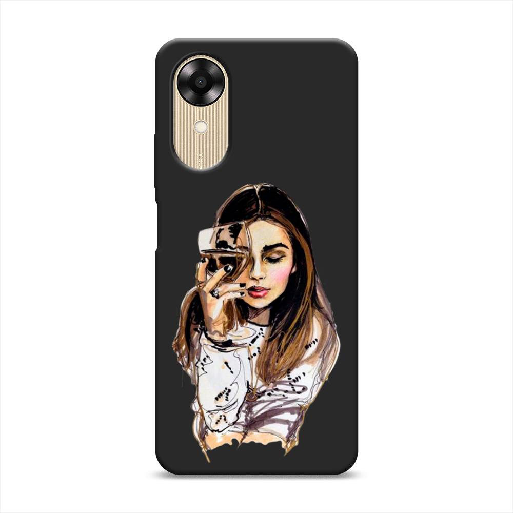 

Чехол Awog на Oppo A17K "Девушка с бокалом", Бежевый;коричневый;белый, 2512852-1