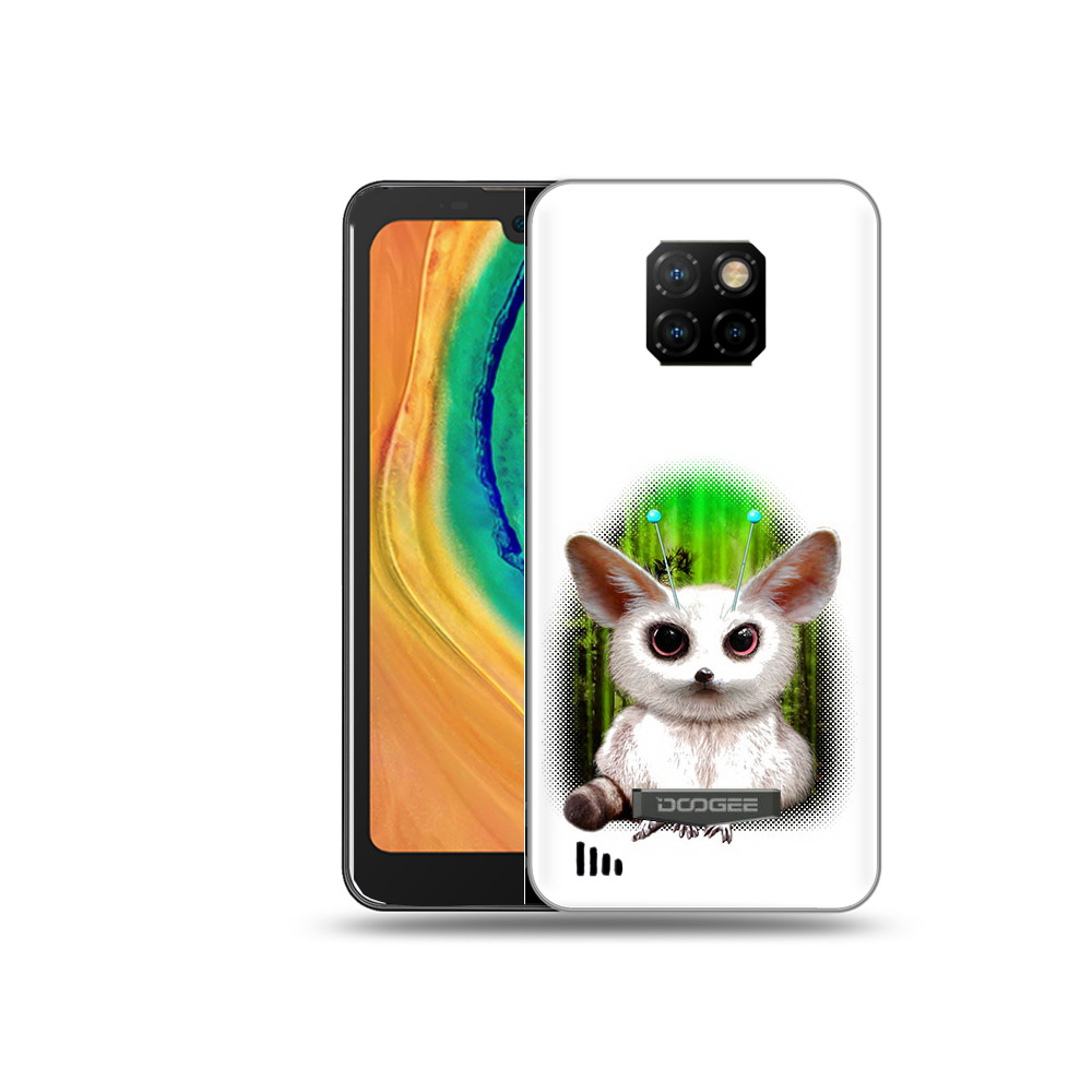 

Чехол MyPads Tocco для Doogee S88 Plus пушистое животное, Прозрачный, Tocco