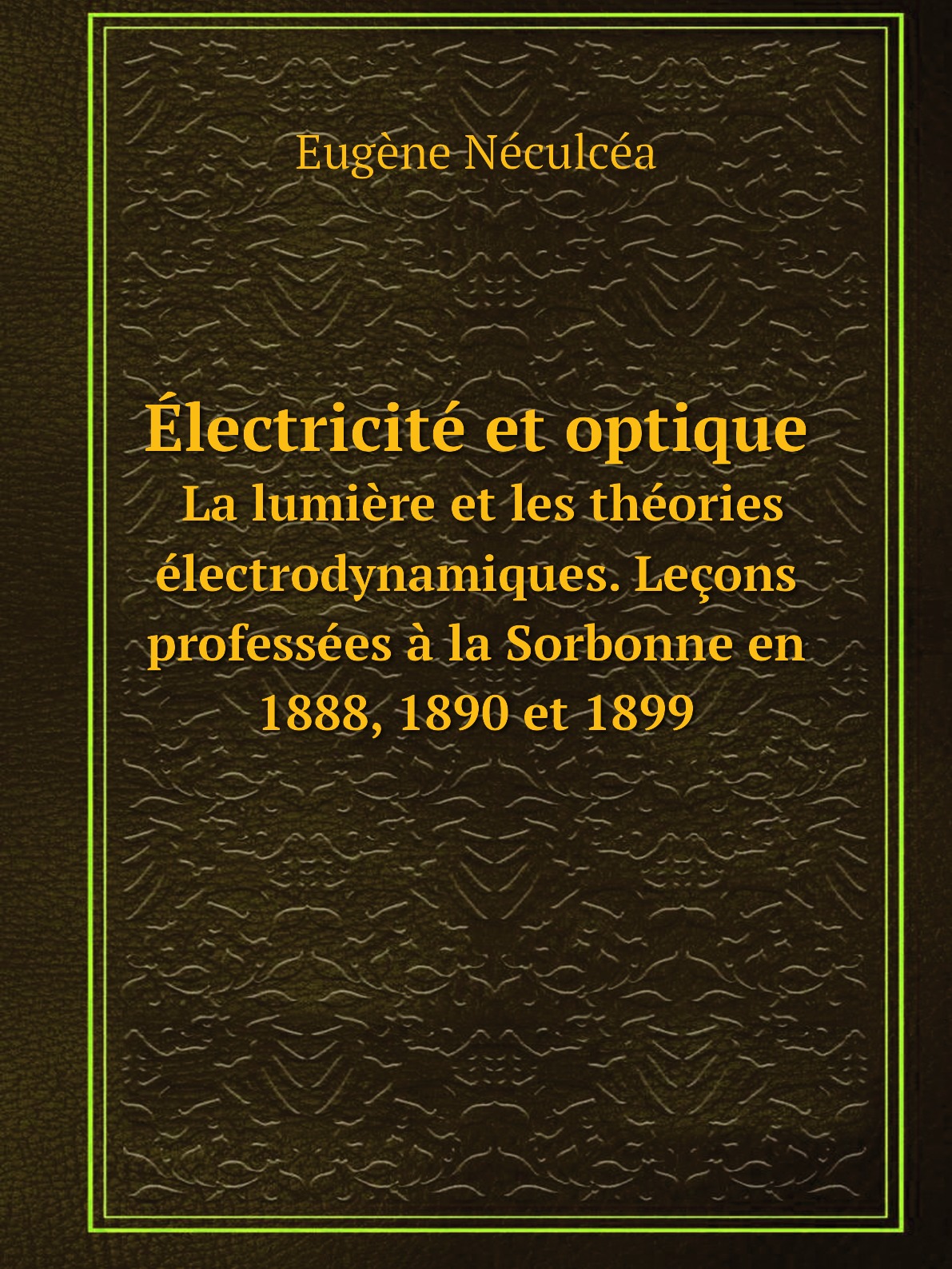 

Electricite et optique