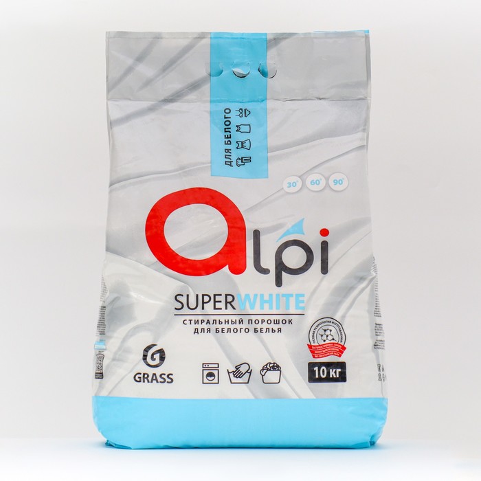 

Стиральный порошок Alpi, для белого белья, 10 кг
