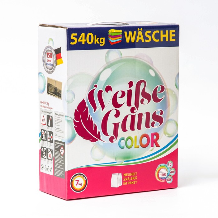 

Стиральный порошок WEISSE GANS, Color 7 кг