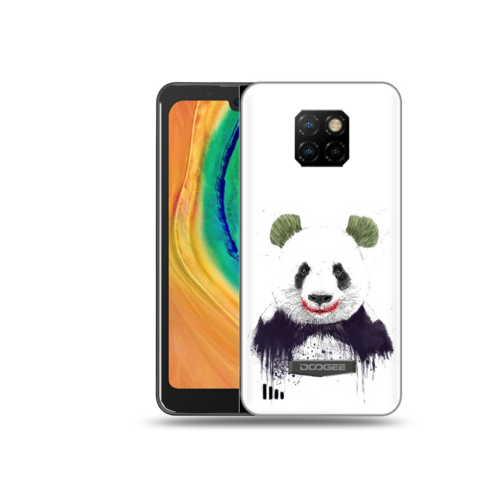 

Чехол MyPads Tocco для Doogee S88 Plus панда джокер, Прозрачный, Tocco