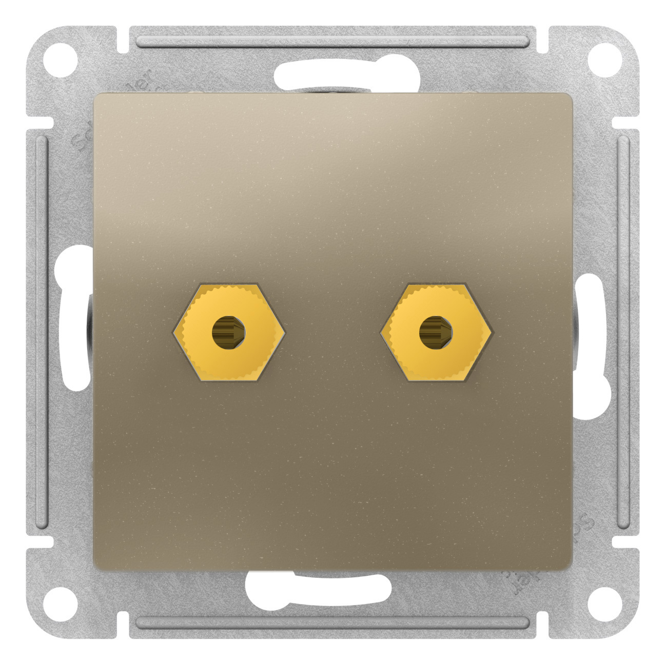 

Розетка Systeme Electric ATN000587, 8шт, Золотистый