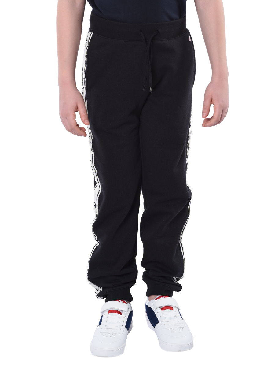 Брюки детские Champion Rib Cuff Pants, черный, 116