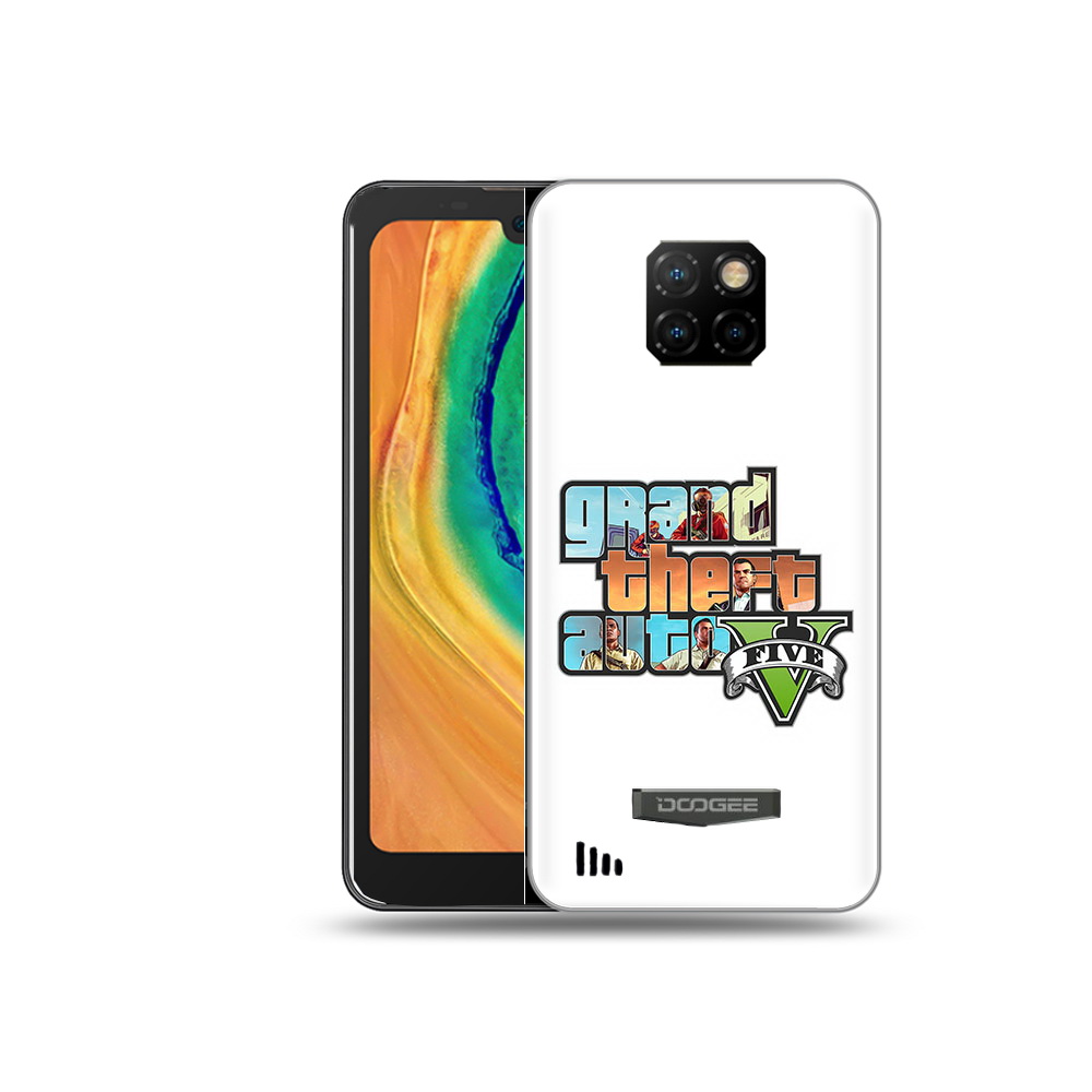 

Чехол MyPads Tocco для Doogee S88 Plus ГТА, Прозрачный, Tocco