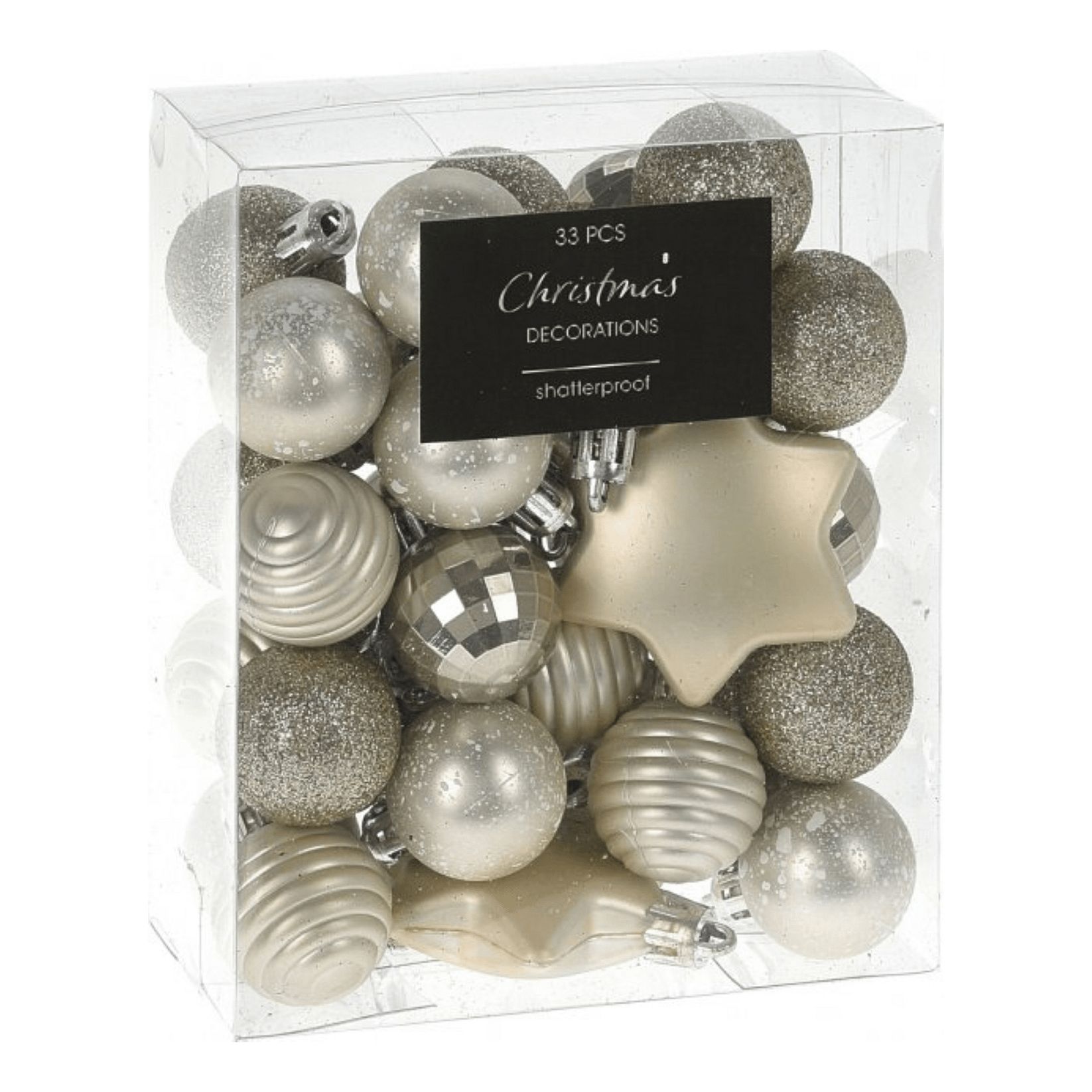 фото Набор елочных игрушек christmas decorations 33 шт nobrand