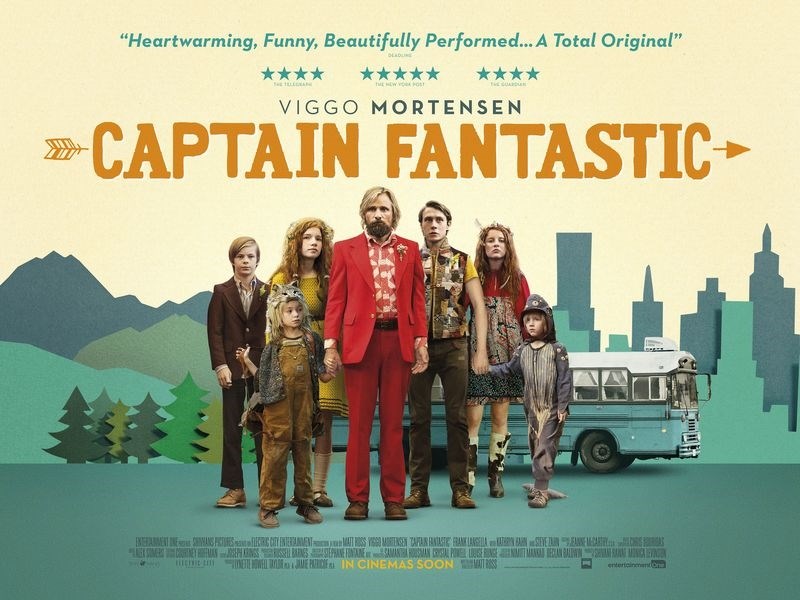 

Постер к фильму "Капитан Фантастик" (Captain Fantastic) 50x70 см