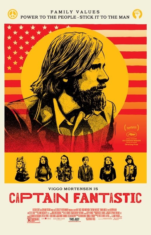 

Постер к фильму "Капитан Фантастик" (Captain Fantastic) 50x70 см