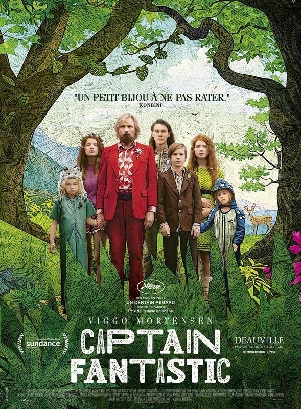 

Постер к фильму "Капитан Фантастик" (Captain Fantastic) Оригинальный 50,8x68,6 см