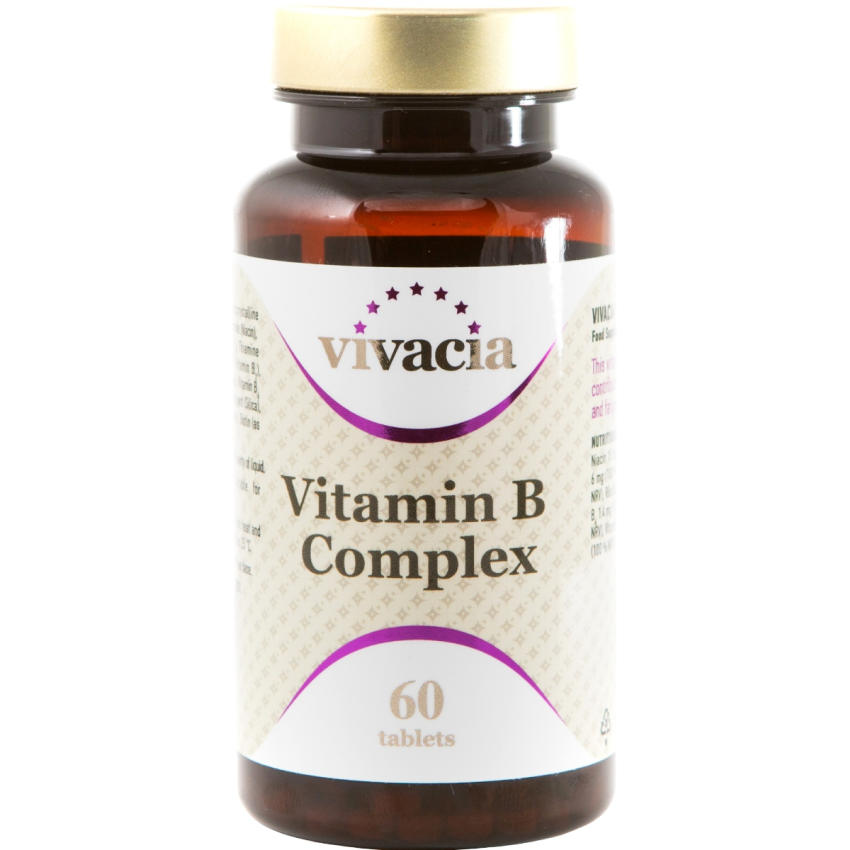 Витамины группы В Vitamin B-complex таб 60 шт Vivacia Вивация