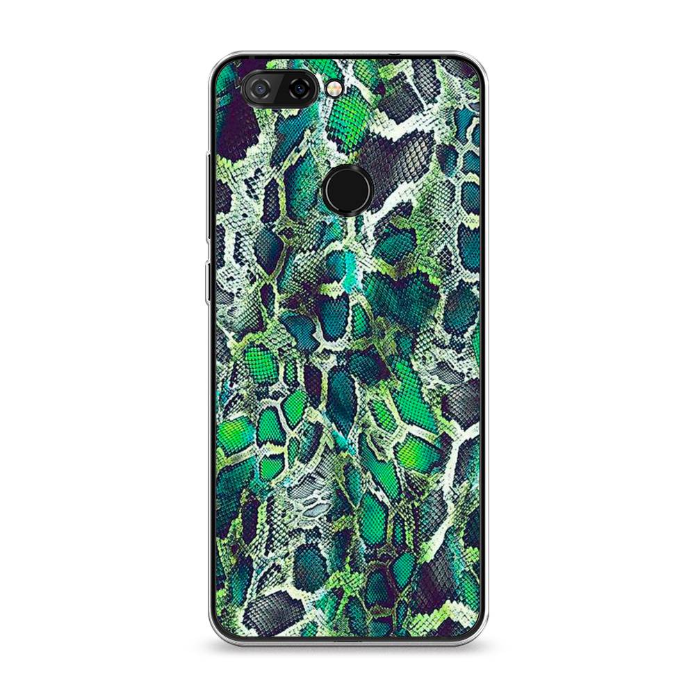 

Чехол Awog на ZTE Blade V9 / ЗТЕ Блэйд V9 "Зеленая кожа змеи", Разноцветный, 132450-3