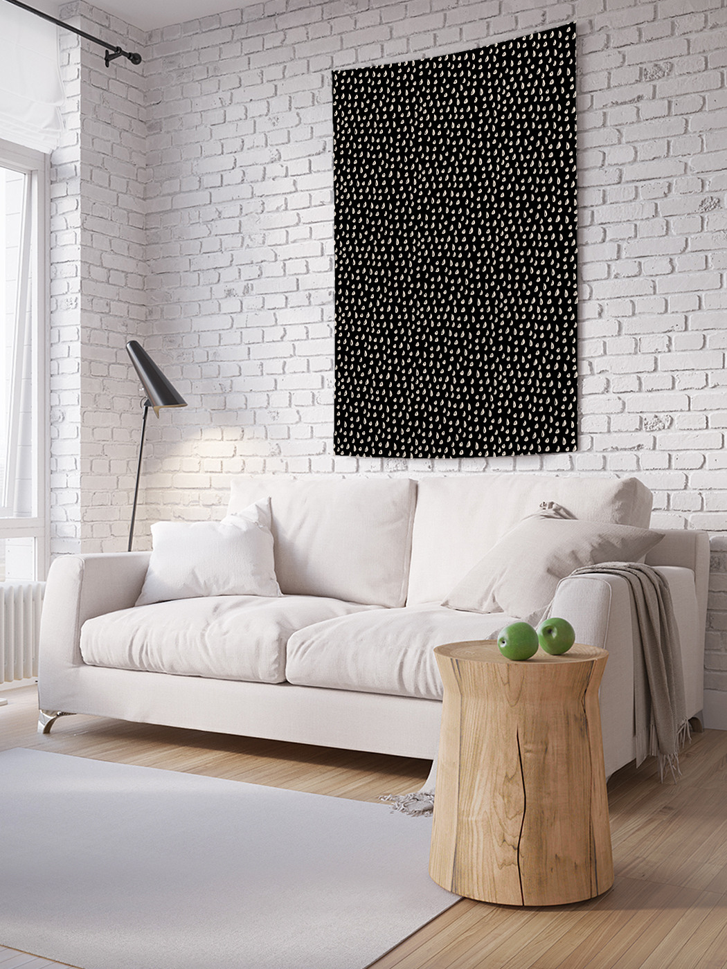 

Вертикальное фотопанно на стену JoyArty Графический дождь 150x200 см, Графический дождь