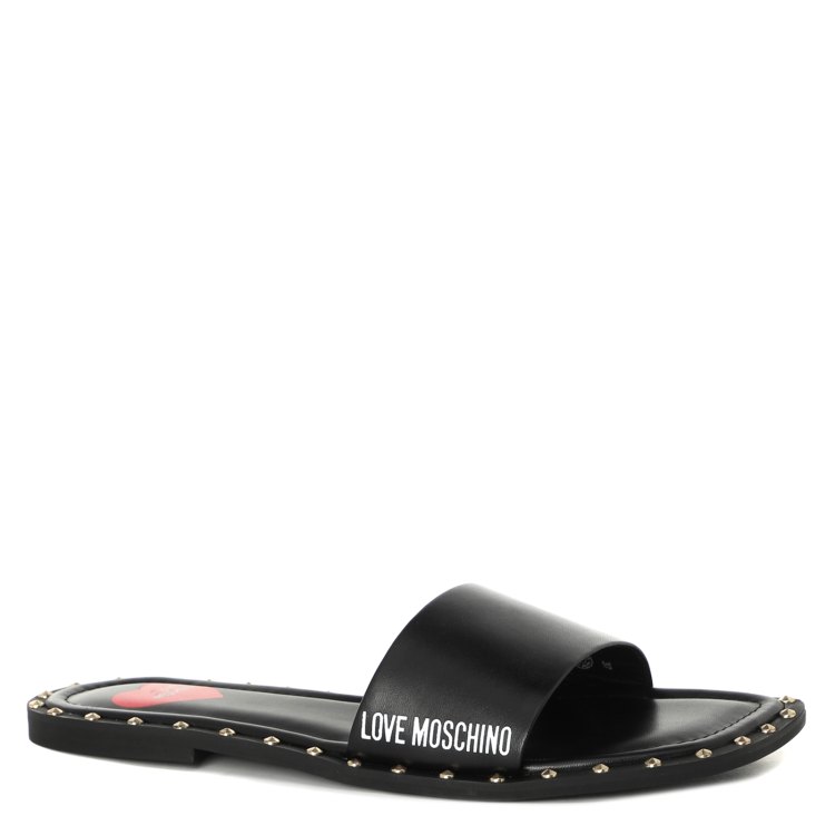 

Шлепанцы женские Love Moschino JA28181C черные 40 EU, JA28181C
