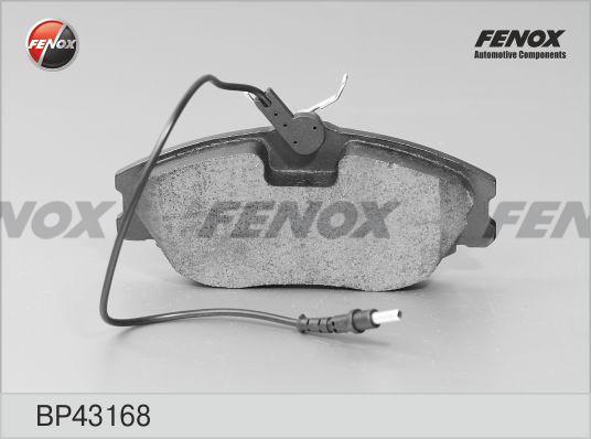 

Тормозные колодки FENOX дисковые BP43168